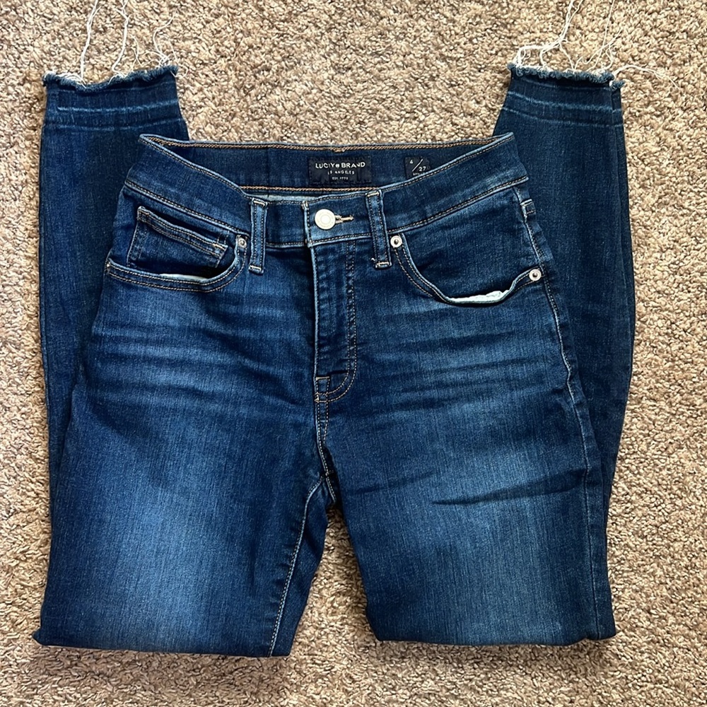 Lucky Brand Ava Mid Rise Skinny Jeans